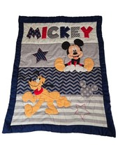 Disney Baby Mickey Mouse  Pluto Blanket   41"x30.5"   Excellent Condition