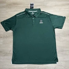Dartmouth College Colosseum Athletics Green Short Sleeve Polo Mens Size XL NWT