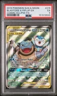 Blastoise & Piplup GX (Alternate Full Art) 215/236 Sm-Cosmic Eclipse Holo PSA 5