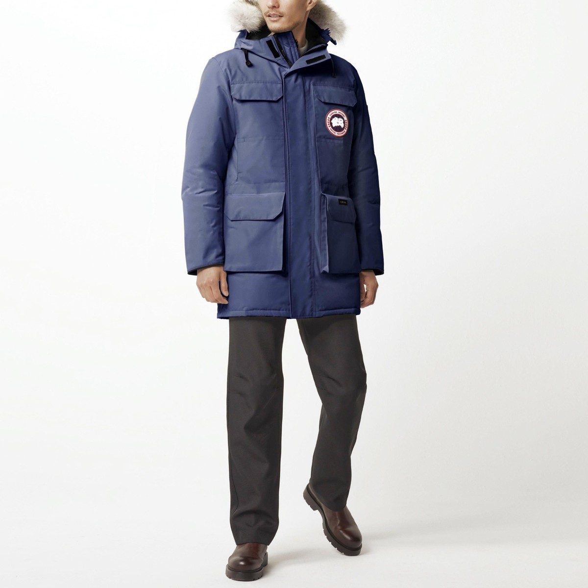 CANADA GOOSE 4567M CITADEL Expedition Down Parka Heritage Fur Hood Jacket  Coat L