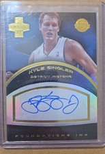 2013-14 Panini Innovation - Foundations Ink Kyle Singler #16/25 GOLD  AUTO CARD