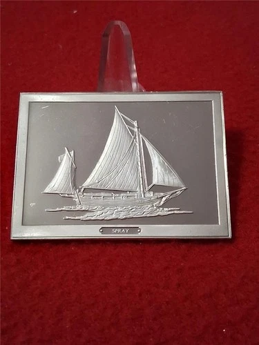 SHIPS' AHOY SPRAY 3.125 Troy Oz Sterling Silver Proof         #T0867