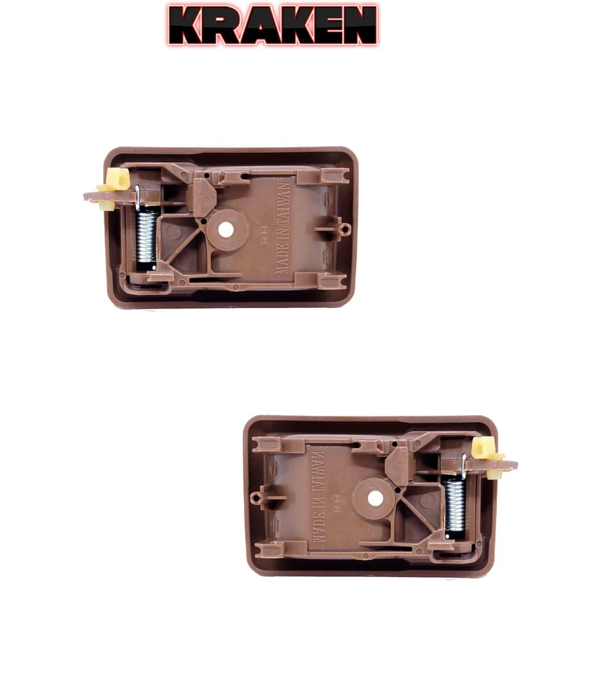 Manijas de puerta interiores para camioneta Toyota Tacoma 1995-2000 4 corredores 90-95 par marrón Foto 2 de 4