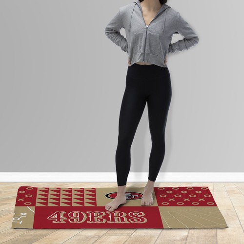 Northwest NFL San Francisco 49ers Colorblock Washable Area Living Rug, 36" X 60" - Picture 2 of 2