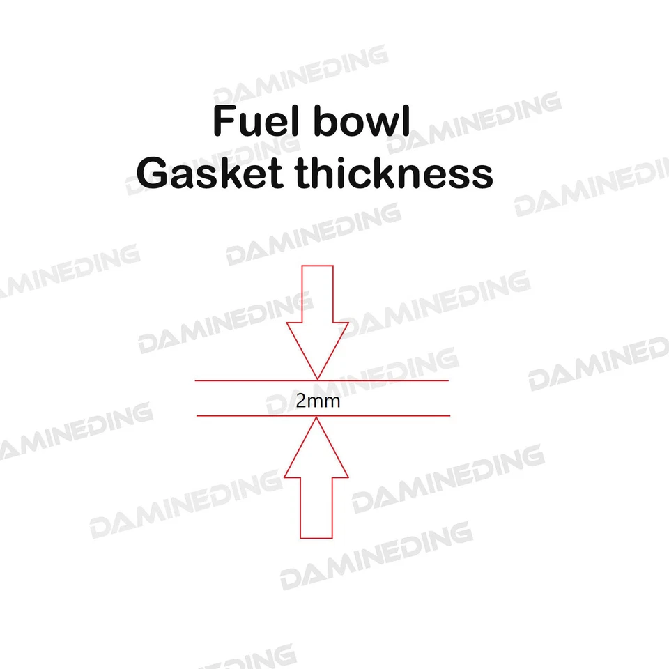 2x  1982 CM450C CM450E CB450SC CB450T Carburetor Carb Rebuild Repair Kit w/plug — 第 3/4 张图片