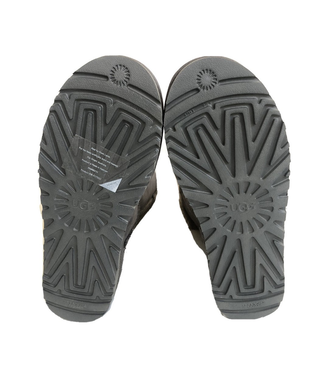 UGG BAILEY BOW CORDUROY GREY GRAY WOMEN BOOT US 8 / EU 39 / UK 6