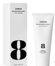 Verso Nourishing Mask With Ceramides 8, Full Size 100 ml / 3.38 fl oz NEW IN BOX