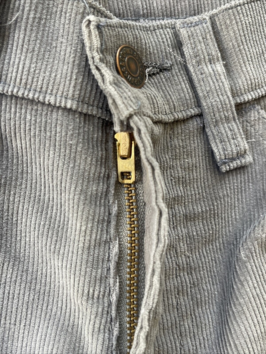 Vintage 80s Levi's Corduroy Pants 519-1556 Made in USA Grey Vintage 80s Levi's Corduroy Pants 519-1556 Made in USA Grey