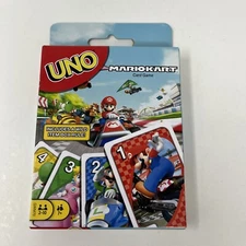 Nintendo Mario Kart UNO Card Game Wild Item Box Rule Included