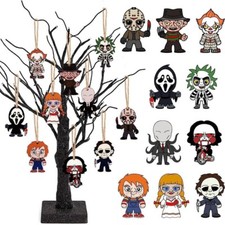 10Pcs/Set Halloween Horror Pendant Decoration Tree Car Hanging Party Ornament