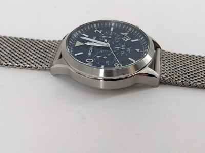 Michael Kors MK-8830 Watch Blue Dial Stainless Steel Band | eBay