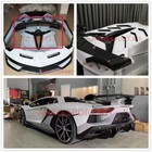 Partial Carbon Fiber Rear Wing Rear Cover For Lamborghini LP700 LP720 SVJ Style