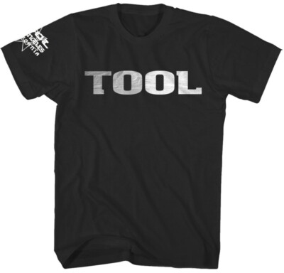 Tool 'Metallic Silver Logo' (Schwarz) T-Shirt