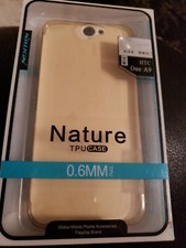Funda protectora de goma ultra delgada delgada de 0,6 mm para HTC ONE M9