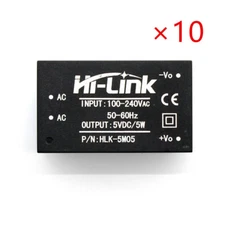 10pcs HLK-5M05 AC DC 220V to 5V 5W 5Watt Switching Down Power Module Converter