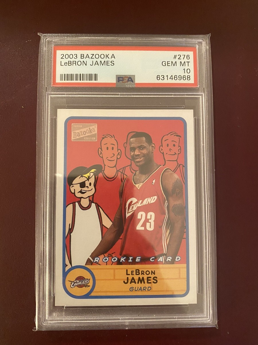 03-04 Bazooka レブロン・ジェームズ 276 Lebron James 2003 Topps Bazooka Joe Gold Rookie #276 | eBay