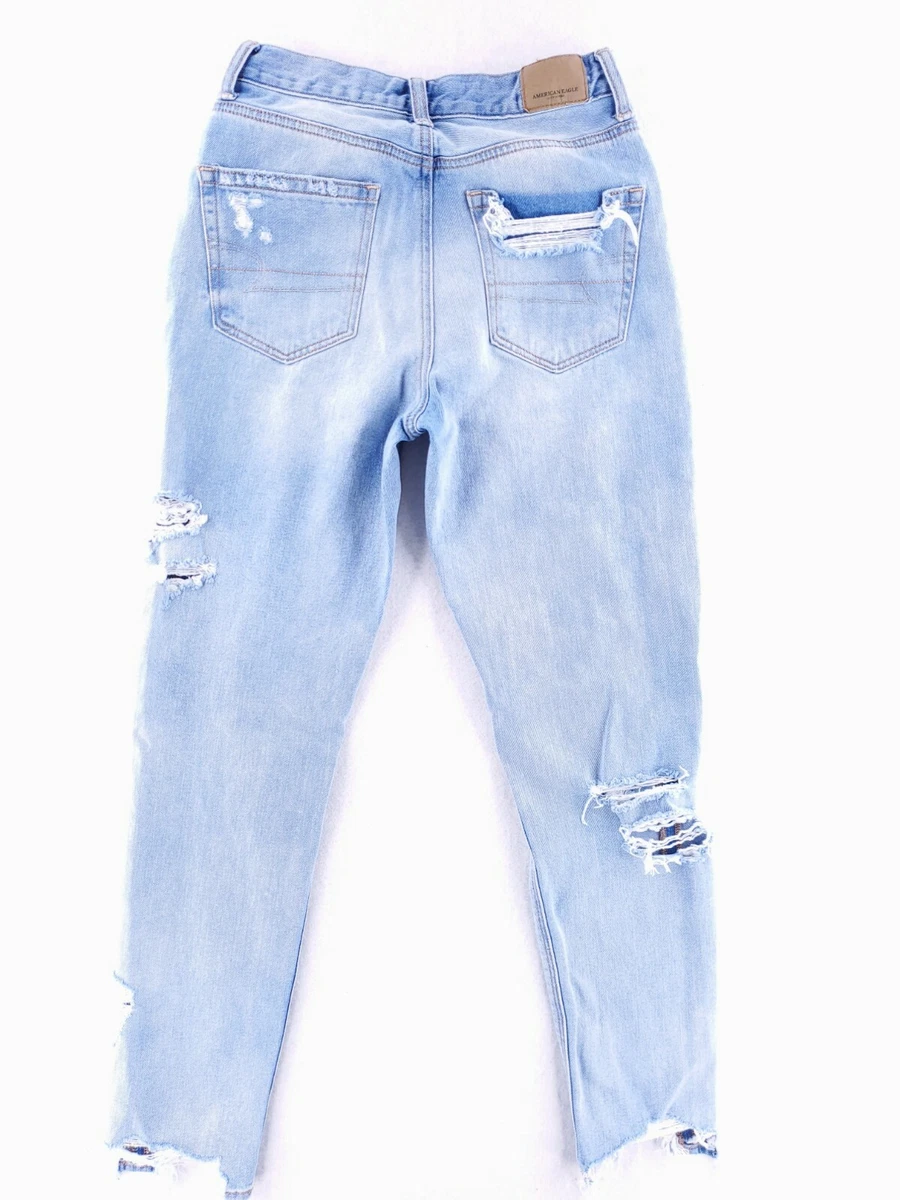 American eagle shop frayed hem jeans
