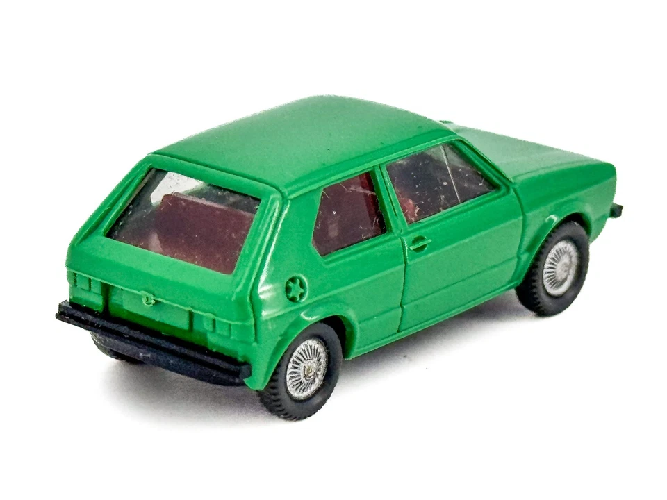 Vtg Wiking Green Volkswagen Golf RED Seats VW Car Germany HO 1:87 Man Cave GTI - Image 4 of 4