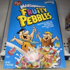 Post Marshmallow Fruity Pebbles Sweetened Rice Cereal 11 oz
