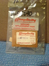 SIMPLICITY 7016 AND OTHERS IGNITION SWITCH DECAL. 1657090  NOS OEM PART  L-75