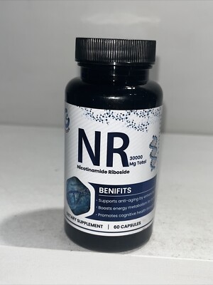 Anti Aging, Energy Metabolism, NR 30000mg Total, 60 Caps/exp 02/2027