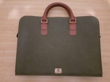 borsa 24 ore uomo usata in pelle, marca Nazareno Gabrielli, dimensioni 42x31 cm