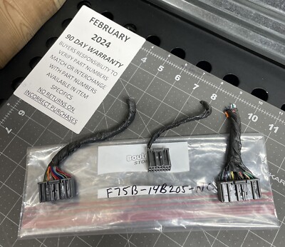 1997 1998 FORD F-150 F-250 4X4  GEM MODULE F75B-14B205-NC WIRE HARNESS PIGTAILS