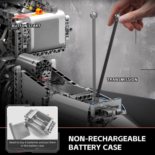 Mould King 10168 V8 Engine Turbo Motor Model Building Block Adult Boy Gift Toy - Bild 5 von 10