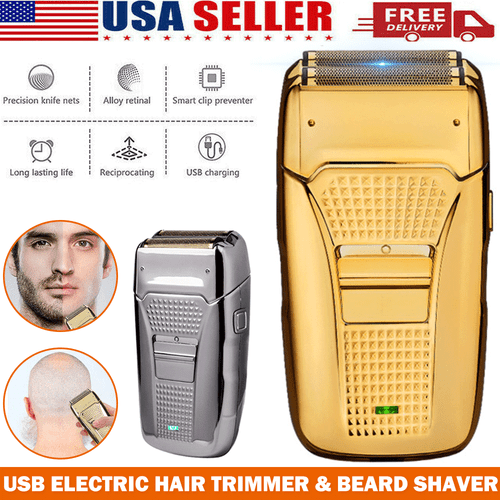 Mens Professional Rechargeable Electric Shaver Trimmer Razor For Hair Beard Gift - Picture 2 of 14