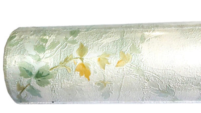 Brewster Wall Covering Italy Prepasted Textured 21 in 11 yds Green Gold Leaves