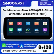F&uuml;r Mercedes Benz GLA/G/A/CLA C117 W176 X156 12,3" Android 14 Autoradio GPS DAB+