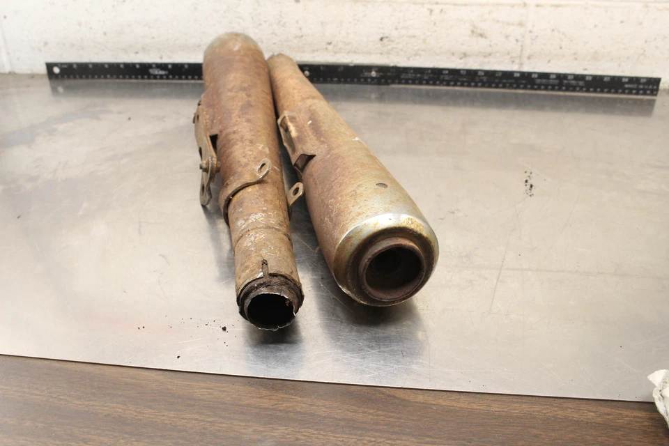 1978 年本田 CX500 MUFFLER EXHAUST SILENCER 管对 A420 — 第 4/4 张图片