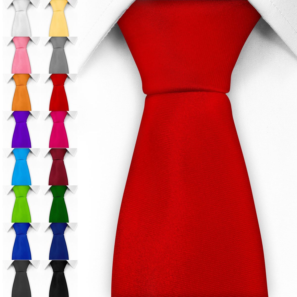 NUEVO: corbata clásica incl. instrucciones amplias muchos colores pantalones satén hombre
