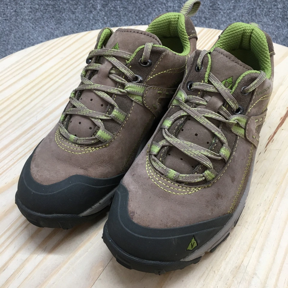 Vasque Shoes Womens 7.5 M Jule Hiking Sneakers Brown Leather Lace Up Low Top - Image 3 of 4