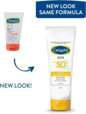 Cetaphil Sun SPF 50 Very High Protection Light Gel 50ml - SPF 50 + PA+ (50 ml)