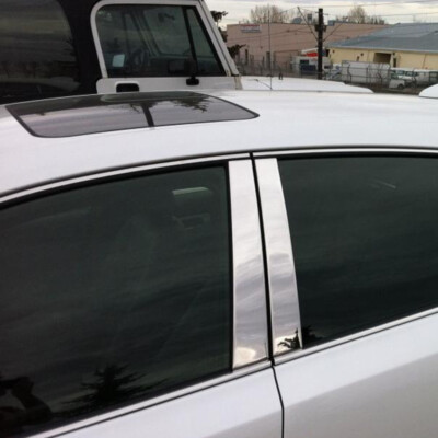 6 Stück Fenster Säulenpfosten Tür Aufkleber Silber Für Chevy Equinox 2005 2009