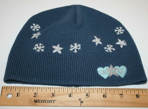Gap Kids Girl's Hat Knit Beanie Blue One Size - Picture 2 of 7