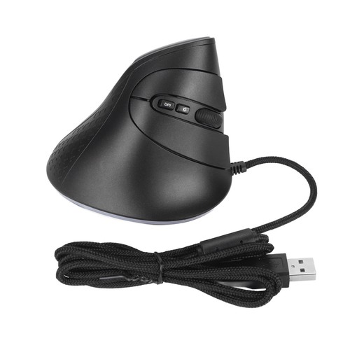 Wired Vertical Mouse Adjustable DPI 7200 USB Ergonomic Optical Mouse RGB Gaming - Picture 8 of 22