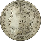 1903-S Micro S Morgan Silver Dollar $1, Very Good VG
