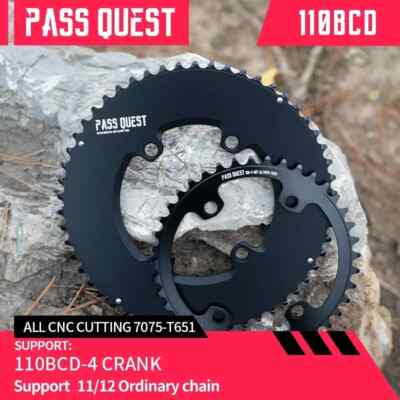 110BCD Chainring Road Bike for ROTOR 4 Claw Double Chainring 52-36