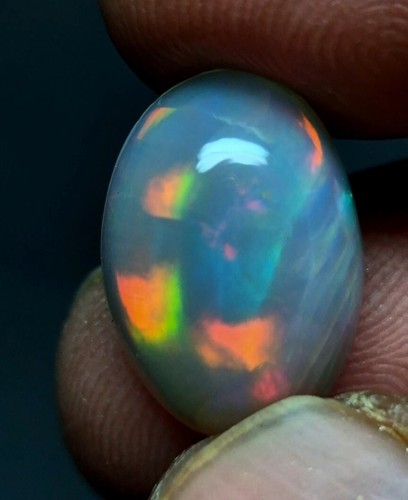 AAA Quality Rare Honeycomb Ethiopian Opal Cabochon Red Fire Opal Cab Rare Fire , - Picture 5 of 9