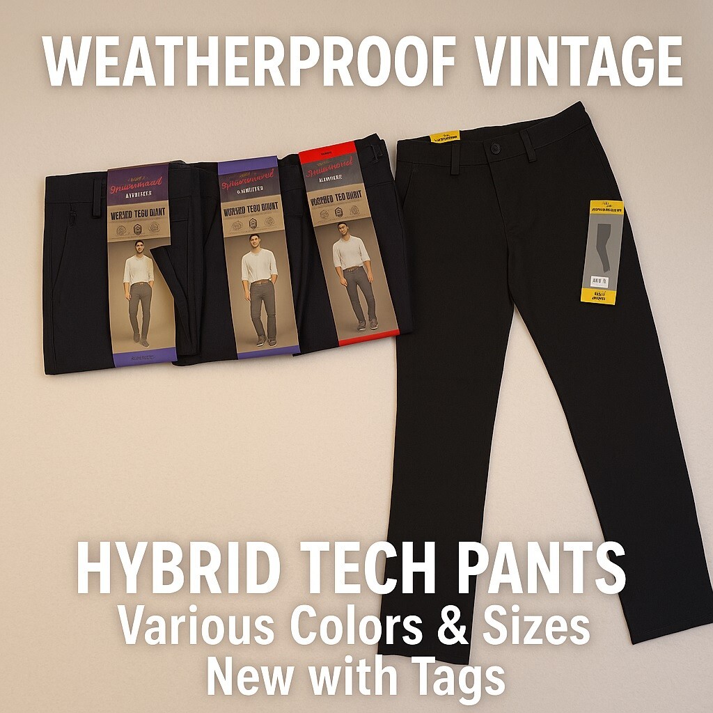 NWT Weatherproof Hybrid Tech Pant Men's Stretch Multi Size
