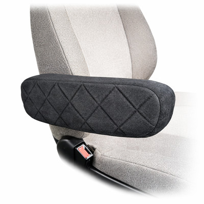Armrest Covers Set for Volvo VNL 2004 2018 black/black  Corduroy Semi Truck