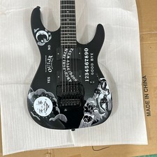 US Warehouse KH-2 Ouija Kirk Hammett Black electric guitar FR bridge