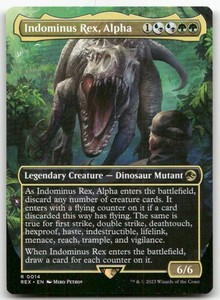 indominus rex mtg card Indominus Rex, Alfa MTG - Jurassic World Collection Cards #14 (Portugus)