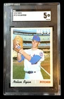 1970 Topps #712 Nolan Ryan SGC 5 EX New York Mets HOF High Number Pitcher Card