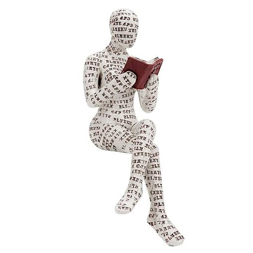 Sculptures Home Decor Modern - Reading Woman Figurine Sculpture Thinker