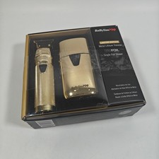BaBylissPRO LimitedFX Gold Trimmer  Double UV Foil Shaver Gift FXLFHOLPKG