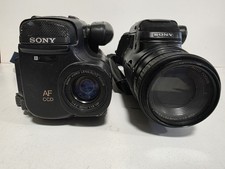 Lot Of 2 Sony Video 8 Handycam Camcorders: CCD-TR21 CCD-FX630