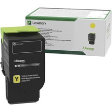 Lexmark Unison Original High Yield Laser Toner Cartridge - Yellow - 1 Each